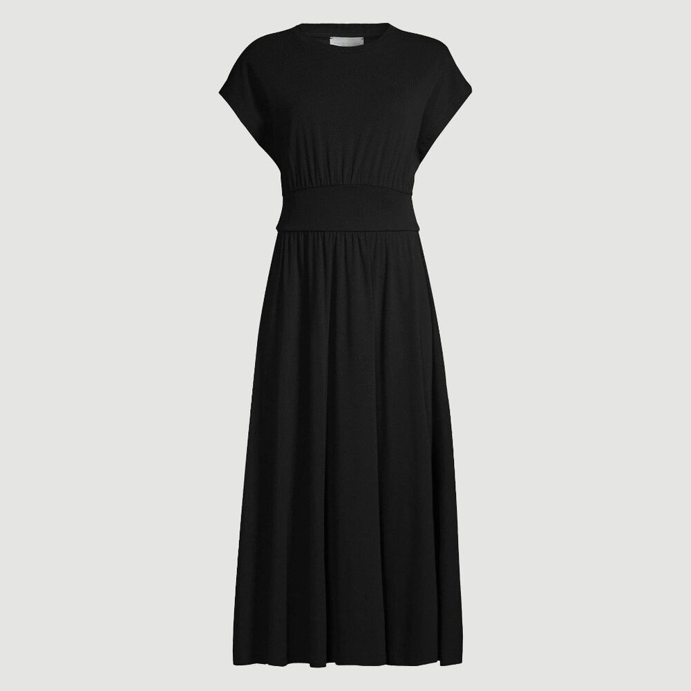 NWT Modern Citizen Prima Jersey Midi Dress (Petite) Size MBlack / Petite / M